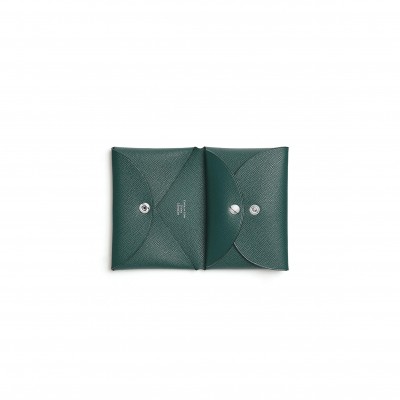 HERMES CALVI DUO COMPACT CARD HOLDER (10.5*7*1.3cm)